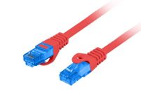 Patchcord Lanberg S/FTP kat.6A 3m LSZH CCA fluke passed czerwony - 2