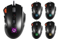 Mysz przewodowa Defender OVERSIDER GM-917 12000dpi 14P Gaming RGB - 2