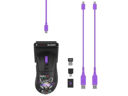 Mysz bezprzewodowa A4Tech Bloody R73 ULTRA DUO Cypher Ghost