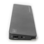 Stacja dokująca DIGITUS USB Typ C 12 portów Dual Monitor 4K 30Hz PD 3.0 RJ45 SD VGA HQ aluminiowa - 3