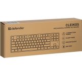 Klawiatura bezprzewodowa Defender CLEIKOS GK-135 mechaniczna bluetooth + 2.4 GHz + kabel Gaming RGB outemu - 16