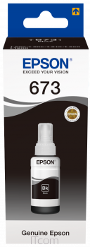 Epson tusz T6731 black 70 ml  L8xx/L18xx