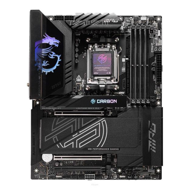 Płyta MSI MPG X870E CARBON WIFI /AMD X870/DDR5/SATA3/M.2/USB4/WiFi/BT/PCIe5.0/AM5/ATX