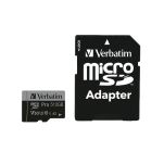 Karta pamięci Micro SDXC Verbatim Pro U3 512GB (100/90 MB/s) Class 10 U3 V30 + adapter - 2