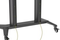 Stojak mobilny pojedynczy DIGITUS z półką i uchwytem na kamerę 1xLCD max. 120