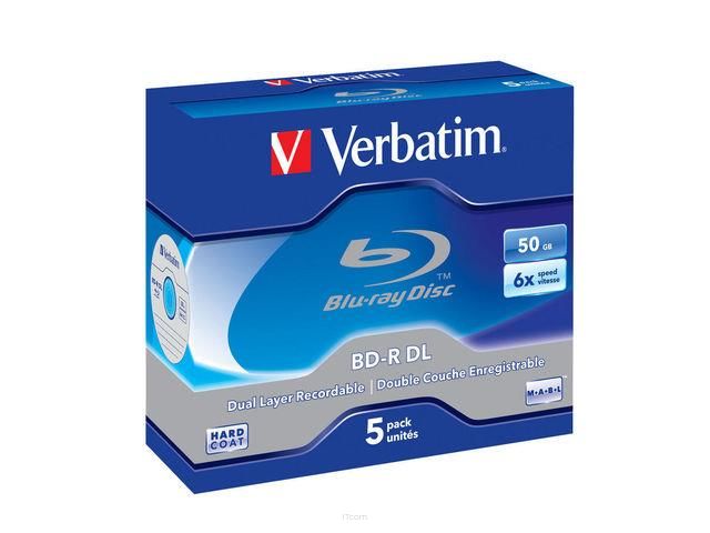 Płyty BD-R Verbatim 50GB X6 (5 Jewel Case)