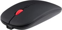 Mysz bezprzewodowa Defender VITRUAL MB-635 optyczna 1600dpi 2.4 GHz + Bluetooth czarna AKUMULATOR bezklikowa silent - 2