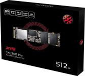 Dysk SSD ADATA XPG SX8200 PRO 512GB M.2 PCIe NVMe (3350/2350 MB/s) 2280, 3D TLC NAND - 6