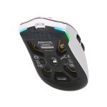 Mysz bezprzewodowa Monka GURU optyczna 26000dpi 2.4 GHz + Bluetooth biała AKUMULATOR 6 przycisków gaming PixArt PAW3395 Kailh - 8
