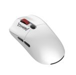 Mysz bezprzewodowa Monka GURU optyczna 26000dpi 2.4 GHz + Bluetooth biała AKUMULATOR 6 przycisków gaming PixArt PAW3395 Kailh - 7