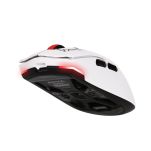 Mysz bezprzewodowa Monka GURU optyczna 26000dpi 2.4 GHz + Bluetooth biała AKUMULATOR 6 przycisków gaming PixArt PAW3395 Kailh - 4