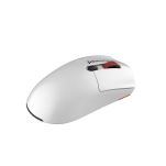 Mysz bezprzewodowa Monka GURU optyczna 26000dpi 2.4 GHz + Bluetooth biała AKUMULATOR 6 przycisków gaming PixArt PAW3395 Kailh - 6