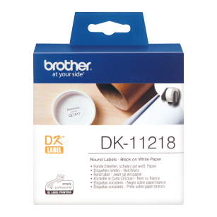 Brother DK-11218 DK11218 etyk okrągła 24mm 1000szt