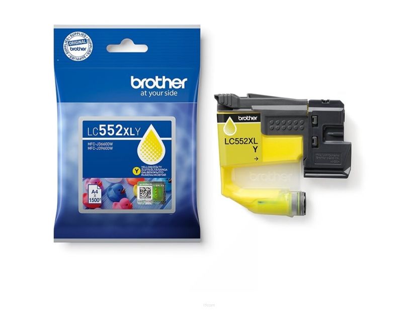 Brother LC552XLY tusz Yellow 1500str