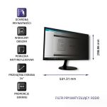 Filtr prywatyzujący RODO Qoltec 24