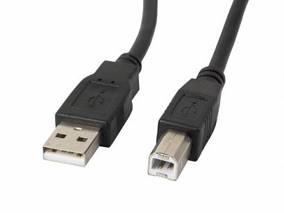 Kabel USB 2.0 AM-BM 1.8m czarny 