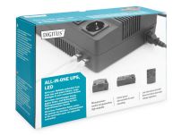 Zasilacz awaryjny UPS DIGITUS Line-Interactive LED DESKTOP 600VA/360W AVR 4x Schuko CEE 7/3, 3x IEC C13, 1xRJ45, 1xUSB A/USB B - 6