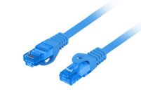 Patchcord Lanberg S/FTP kat.6A 1m LSZH CCA fluke passed niebieski - 3