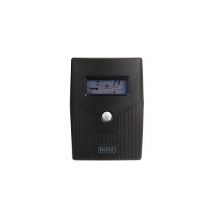 Zasilacz awaryjny UPS DIGITUS Line-Ineractive LCD 800VA/480W, 1x12V/9Ah, AVR, 2x Schuko CEE 7/3, 2x RJ11, 1x USB 2.0 typ B