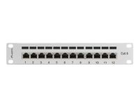 Patch panel Lanberg PPF6-9012-S 12 port 1U 10