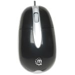 Mysz przewodowa Manhattan optyczna 1000dpi PS2 czarna - 3