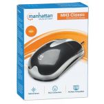 Mysz przewodowa Manhattan optyczna 1000dpi PS2 czarna - 5