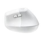 Mysz bezprzewodowa Logitech Lift for Mac ergonomiczna pionowa OFF-WHITE / PALE GREY - 4