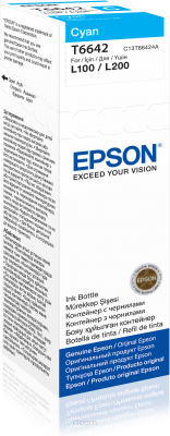 Tusz Epson T6642 Cyan | 70ml | L100/L200