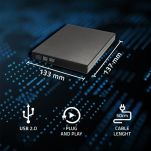 Nagrywarka Qoltec DVD-RW zewnętrzna | USB2.0 | czarna - 10