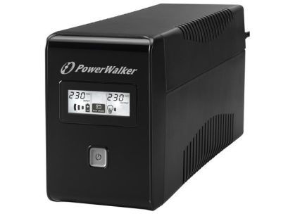 Zasilacz awaryjny UPS Power Walker Line-Interactive 650VA 2xSCHUKO RJ11 USB LCD