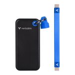 Dysk SSD zewnętrzny Verbatim Pocket SSD 2TB USB-C 3.2 Gen 2 czarny/niebieski - 2