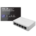 Switch niezarządzalny Qoltec przełącznik sieciowy 5 x port RJ45 | 1000Mbps | Fast Ethernet | LAN - 9
