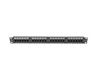 Patch panel Lanberg PPU5-1024-B 24 port 1U kat.5e czarny - 2