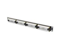 Patch panel Lanberg PPU5-1024-B 24 port 1U kat.5e czarny - 5