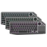 Klawiatura bezprzewodowa Techly Dualna BT/RF Touchpad LED RGB - 2