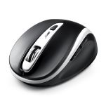 Mysz bezprzewodowa Perixx PERIMICE-721 optyczna 1600dpi 2.4 GHz, czarno-biała, silent, cicha, bezklikowa - 2