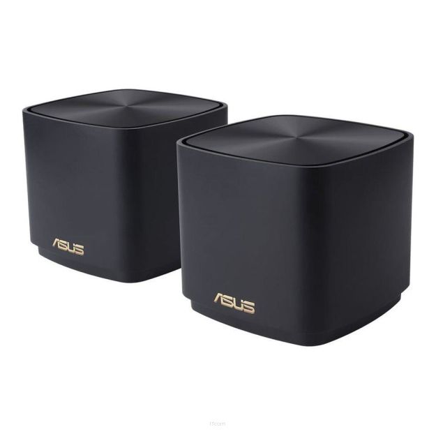 System Mesh Asus ZenWiFi XD4 Plus Wi-Fi 6 Czarny dwupak EU+UK