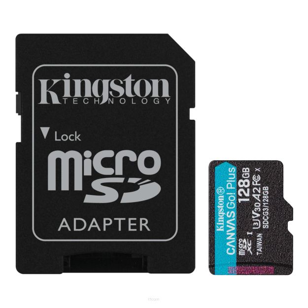 Karta pamięci Kingston microSD Canvas Go! Plus 128GB Class 10+ adapter