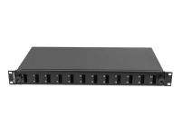 Przełącznica światłowodowa  Lanberg 12xSC Duplex / 12xLC Quad Rack 19