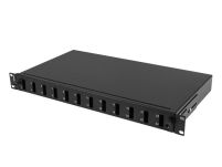 Przełącznica światłowodowa  Lanberg 12xSC Duplex / 12xLC Quad Rack 19