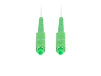 Patchcord światłowodowy Lanberg SM SC/APC-SC/APC SIMPLEX 3.0mm G657B3 30m biały - 2