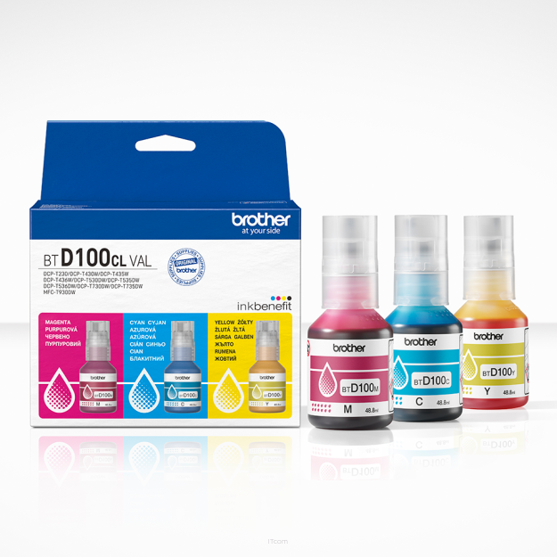 Brother Multipack BTD100CLVAL 3x 48,8ml CMY
