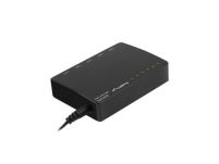 Switch niezarządzalny PoE+ Lanberg 5x 1Gb (4 porty PoE, 30W/port, max 60W) Desktop - 7