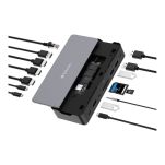 Stacja dokująca Verbatim USB-C Pro CDS-15SSD 2xHDMI DP RJ-45 4xUSB 3xUSB-C SD microSD SSD audio - 2