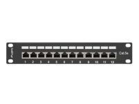 Patch panel Lanberg PPF5-9012-B 12 port 1U 10