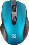 Mysz bezprzewodowa Defender PRIME MB-053 optyczna bezklikowa silent 1600dpi niebieska - 6