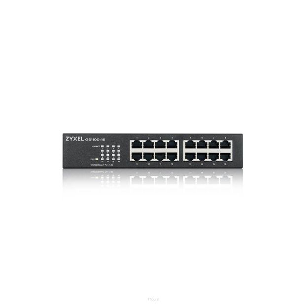 Switch niezarządzalny Zyxel GS1100-16 v3 16x10/100/1000 Mbps