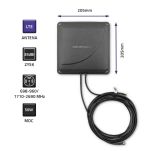 Antena 4G LTE DUAL Qoltec MIMO booster | 35dBi | 50W | 2xSMA męski - 3