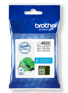 Brother tusz LC462 Cyan 550str. 