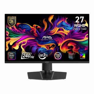 Monitor MSI 26,5" MAG 273QP QD-OLED X24 WQHD 240Hz 2xHDMI DP